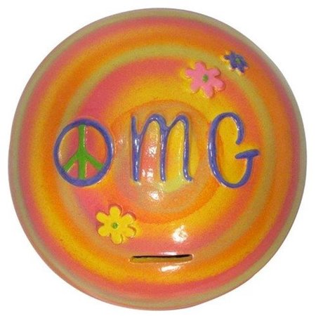 METROTEX DESIGNS Metrotex Designs 30270 Omg Round Bank Bubble With Removable Bottom Stopper-Oh My Gosh 30270